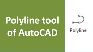 Polyline command of autocad with all subcommands [upl. by Anoi961]