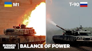 Russian Vs WesternMade Tanks In The Ukraine War  Balance Of Power  Insider [upl. by Rramal]