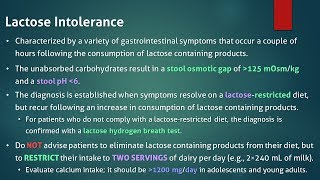 Lactose Intolerance [upl. by Jammal]