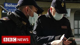 Coronavirus Italy in lockdown  BBC News [upl. by Ahsatan]