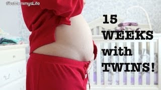 15 Week Pregnancy Update with TWINS itsMommysLife [upl. by Nessnaj610]