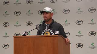 Packers coach Matt LaFleur updates injuries Cardinals new tight end John FitzPatrick more [upl. by Seessel93]