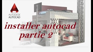 installer autocad partie 2 [upl. by Pytlik]