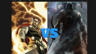 Thor vs the last dragonbornmarvel comics vs elder scrolls V skyrim [upl. by Ellohcin]