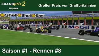 Lets Play Grand Prix 2 8 Deutsch HD  Großer Preis von Großbritannien [upl. by Annay]