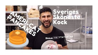 American pancakes  Matlagning med Sveriges skönaste kock [upl. by Bluma]