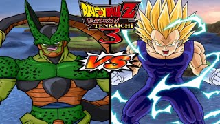 Semi Perfect Cell vs SSJ2 VegetaRequested by cellandbuuaremyfavoritedbzDBZ budokai tenkaichi 3 [upl. by Graham]