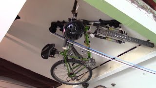 Best Bicycle Storage Idea floaterhoist installation [upl. by Rimidalv]