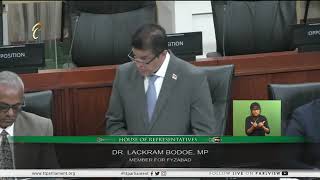 MP for Fyzabad Dr Lackram Bodoe speaking on the Bill entitled The Appropriation Bill 2024 [upl. by Elson]