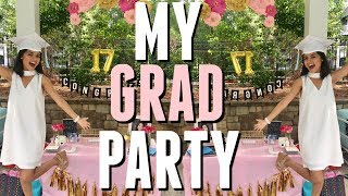 MY GRADUATION PARTY VLOG [upl. by Wack]