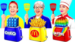 Me vs Grandma Cooking Challenge  Edible Battle by Fun Challenge [upl. by Colwin]