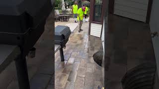 Seal the Primary Area surebricksealers brick paver sealer patio [upl. by Mroz]