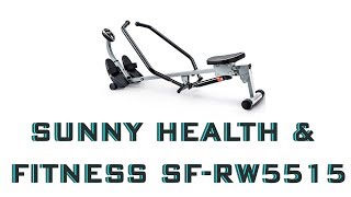 BEST HOME GYMS  SUNNY HEALTH amp FITNESS SF RW5639 REVIEW [upl. by Ahsiema780]