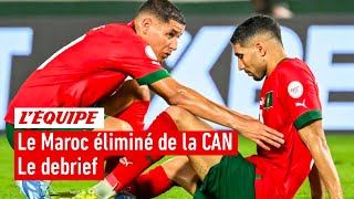 CAN 2023  Le Maroc éliminé après un penalty manqué dHakimi quelles conséquences [upl. by Harlow]