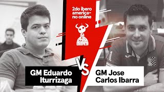 IBEROAMERICANO  OCTAVOS DE FINAL  GM Eduardo Iturrizaga vs GM Jose Ibarra [upl. by Sherill]