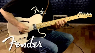 Fender Cabronita Tele Thinline Demo  Fender [upl. by Ogaitnas]