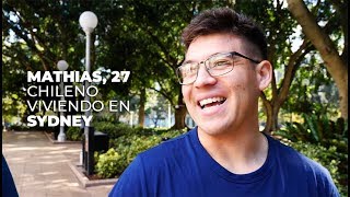 Testimonios  Mathias Chile Estudiar y trabajar en Sydney [upl. by Wiedmann]