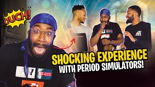 Men vs Period Pain Shocking Experience with Period Simulators [upl. by Stilla]