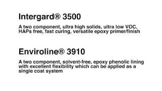 Intergard 3500 and Enviroline 3910 from AkzoNobel [upl. by Tham]