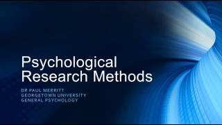 Psychological Research Methods [upl. by Razal]