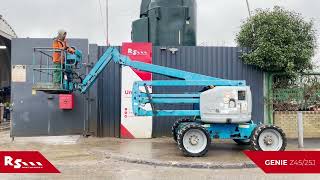 GENIE Z4525J  SELFPROPELLED ARTICULATED BOOM  RS MACHINERY HIRE AND SALE [upl. by Nahoj]