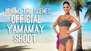 Miss Universe 2015 Pia Alonzo Wurtzbach BTS at Yamamay Photoshoot [upl. by Thia]