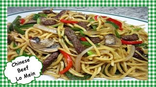 How to Make The Best Chinese Beef Lo Mein  Chinese Lo Mein Noodles Recipe [upl. by Lydia]