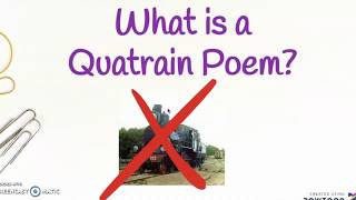 Learn the features of a quatrain poem [upl. by Evangeline]