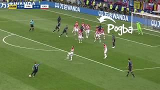 Mandzukic own goal Pogba offside  France vs Croatia [upl. by Jefferson490]