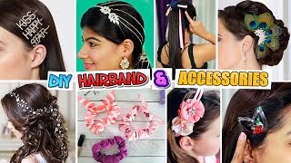 Amazing DIY Easy Stylish Hairbands amp Hair Accessories From Waste  Quick amp Easy DIY Hairbands [upl. by Nellac]