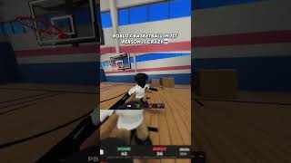 Roblox Basketball IN 1st Person Is Crazy  FootballBasketball roball robloxbasketball [upl. by Eibrik]