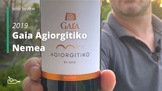 Wine Review Gaia Agiorgitiko Nemea 2019 [upl. by Stormie]