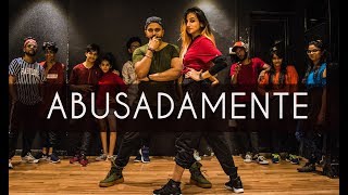 ABUSADAMENTE  MC Gustta e MC DG  Tejas Dhoke Choreography  Dancefit Live [upl. by Annavoig]