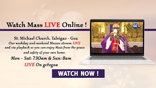 KONKANI MASS  LIVE  MISACHI BHETT  ST MICHAEL CHURCH TALEIGAO  21 OCTOBER 2023 [upl. by Enirehtak342]