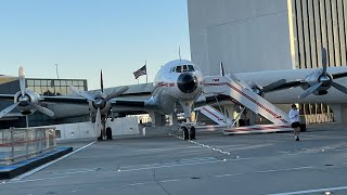 Visiting the Lockheed constellation at JFK airport TWA hotel [upl. by Gnoht838]