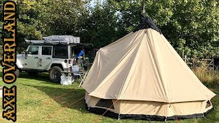 Robens Klondike tent setup and tour [upl. by Nylazor]