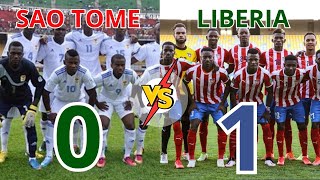 ♦️SAO TOME ET PRINCIPE 0 VS LIBERIA 1  ELIMINATOIRE COUPE DU MONDE [upl. by Niuq794]