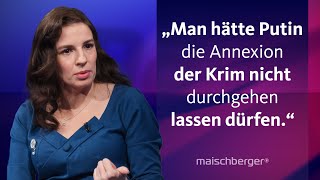 Welche Folgen hätte das Einfrieren des Krieges Marina Weisband und Sahra Wagenknecht  maischberger [upl. by Elsa]