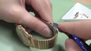 Watch Band Adjusting  How to Remove UClip Expansion Links [upl. by Loleta]