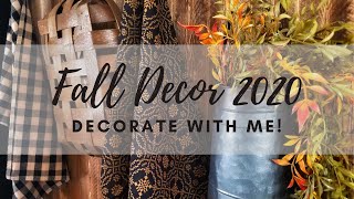 Fall Decor 2020  Decorate with Me [upl. by Zonda618]