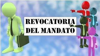 REVOCATORIA DEL MANDATO  Paola Barbosa [upl. by Artenahs817]