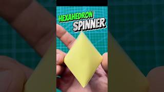 Origami hexahedron spinner toy origami spinner shortvideo [upl. by Krispin327]