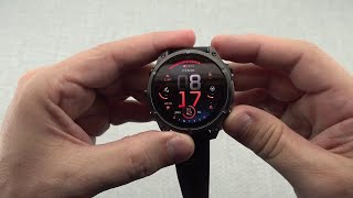 Garmin Fenix 8 47mm AMOLED Sapphire Carbon Gray DLC Titanium with BlackPebble Gray band Unboxing [upl. by Graehme]