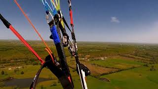 Paramotor Flight of Eclipse 2024 Arkansas  2500ft above [upl. by Cari]