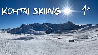 Kühtai Skigebiet ❄️ Skiing in Austria 🔆 Skifahren in Tirol Innsbruck [upl. by Iormina]