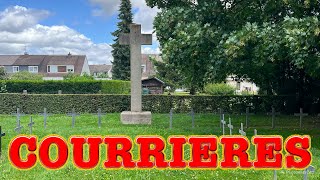 COURRIERES 62710 LE CIMETIERE MILITAIRE ALLEMAND [upl. by Yevre268]