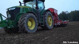 Drillen John Deere 7280R mit Kuhn Speedliner 4000 [upl. by Aynwat]