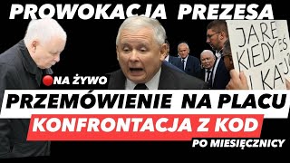 SPISEK NA MIESIĘCZNICY – PRZEMÓWIENIE KACZYŃSKIEGO❗KRZYKI quotGDZIE JEST WRAKquot I AKCJA KOD [upl. by Bartlet]