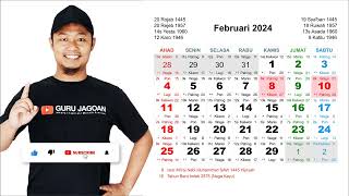 Kalender Februari 2024 [upl. by Elvira484]