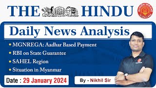 UPSC Current Affairs  The Hindu News Analysis dailynews chalughadamodi currentaffairs [upl. by Imeon835]